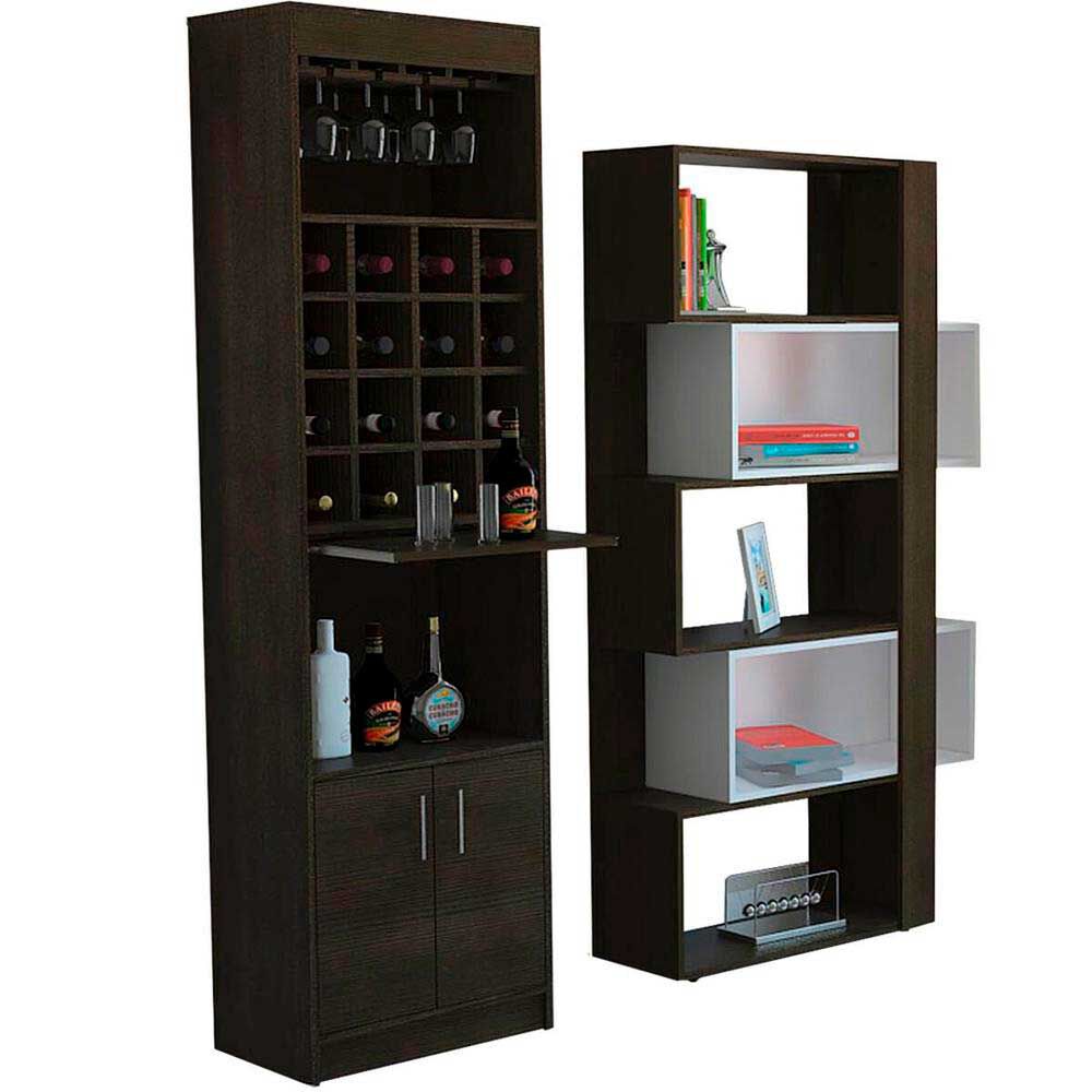 Mueble Bar + Biblioteca Cubo TuHome Beijing