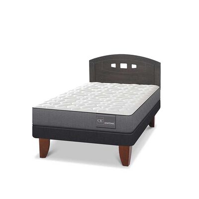 Imagen 2 del producto Cama Europea CIC 1,5 Plazas Anatomic + Respaldo Gales