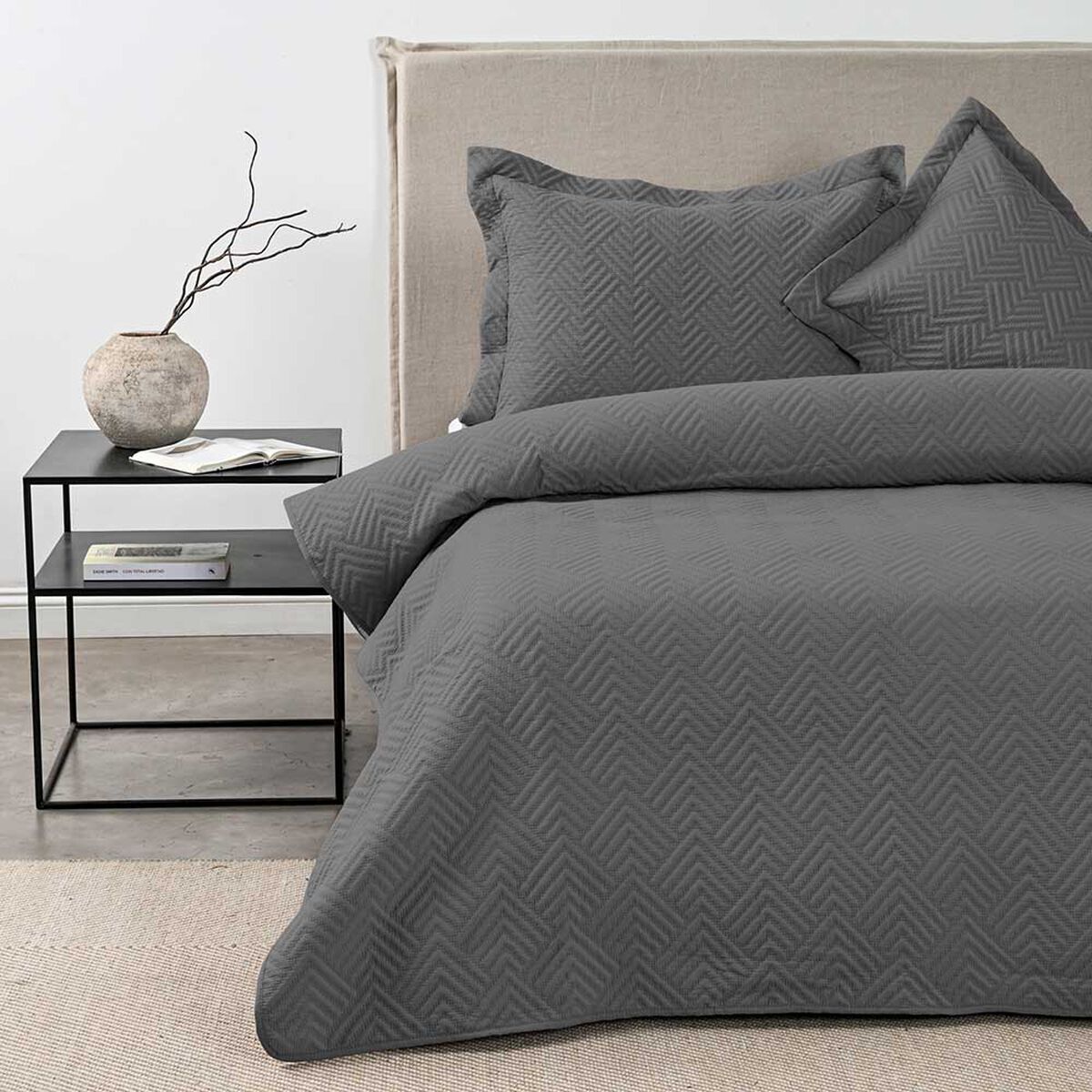 Quilt Elements & Co 2 Plazas Tulum Gray