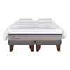 Cama Europea CIC Base Dividida King Balance + Almohada V + Plum&oacute;n