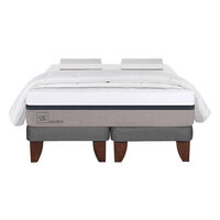 Cama Europea CIC Base Dividida King Balance + Almohada V + Plumón