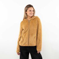 Polerón Peludo Mujer Icono Camel, Fucsia, Gris, Negro, Petroleo