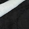 Cubrecama Doral 1,5 Plazas Jacquard Liso Negro