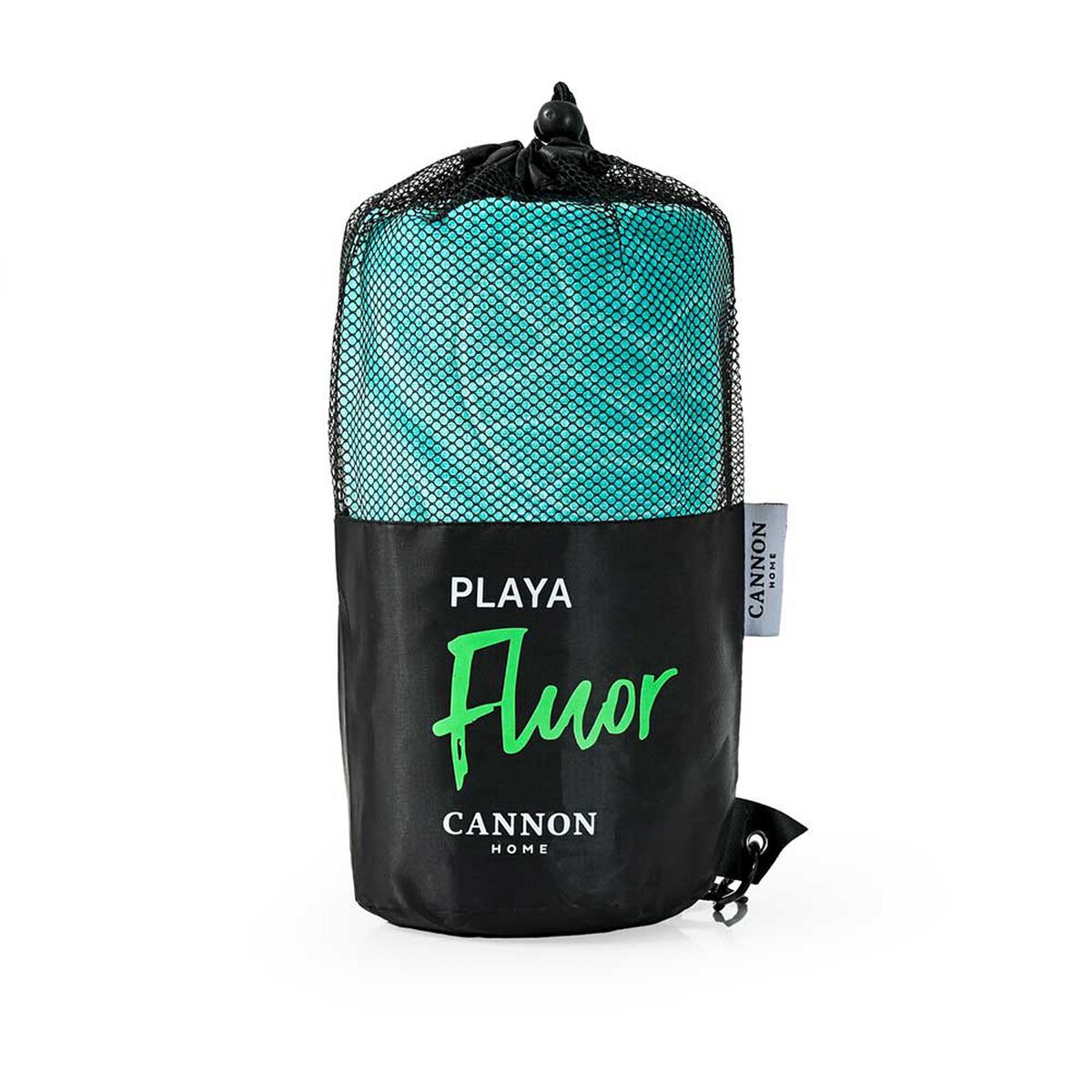 Toalla de Playa Bolso Cannon Cannon Fluor Turquesa 80x160 cm