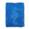 Toalla de Playa Illusions Seahorse 100 x 180 cm Azul