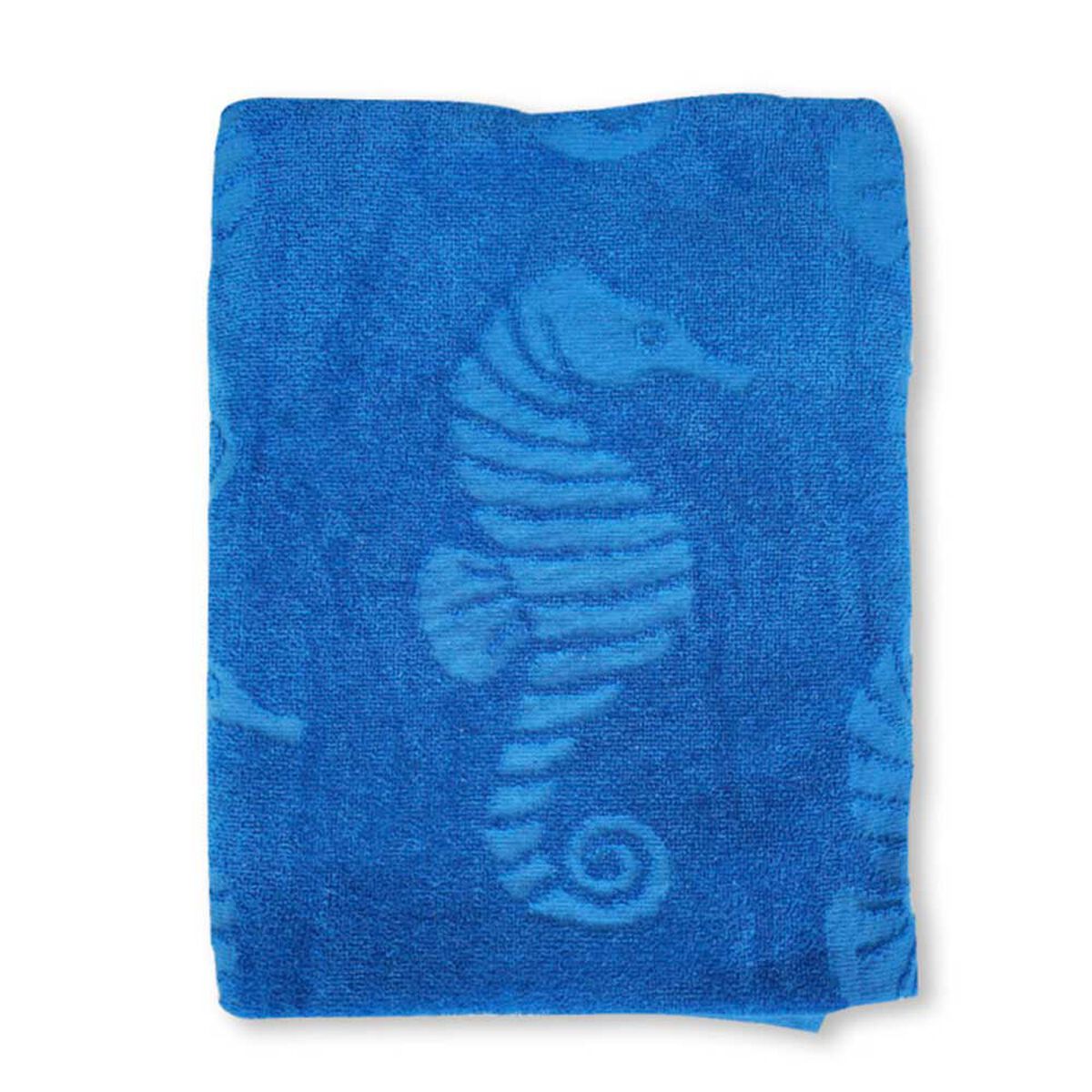 Toalla de Playa Illusions Seahorse 100 x 180 cm Azul