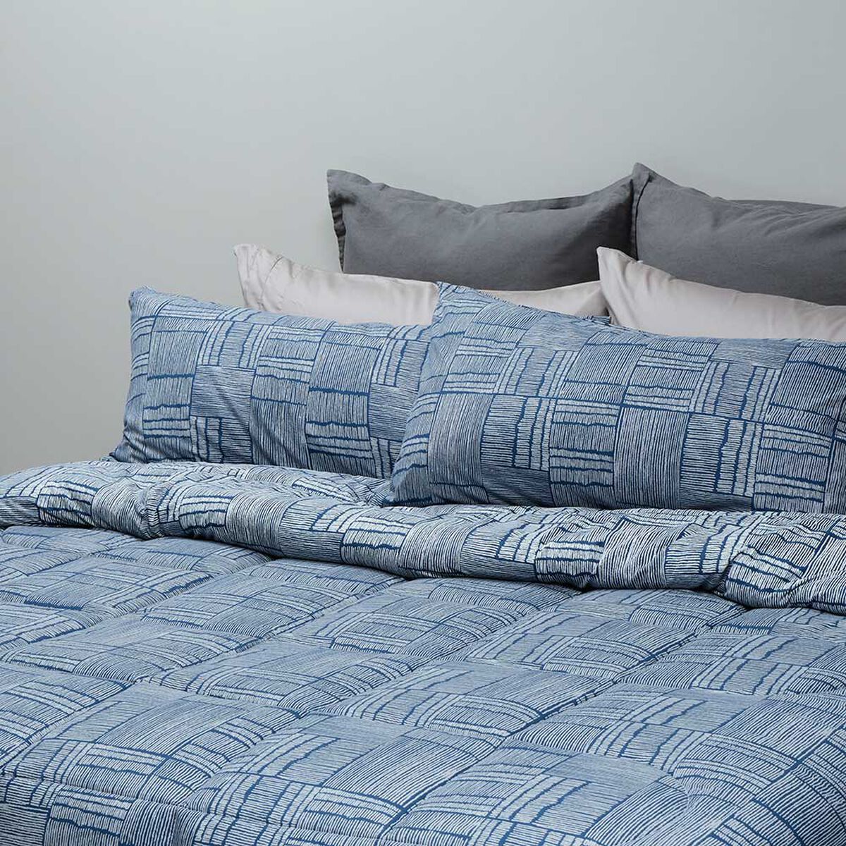 Plum&oacute;n Rosen king Lucca Navy Azul