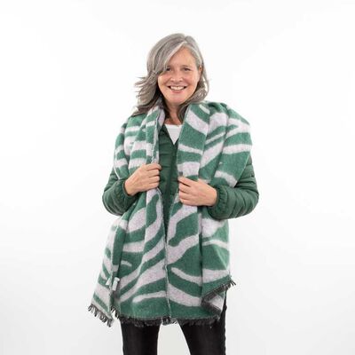 Bufanda Verde Mujer Bside