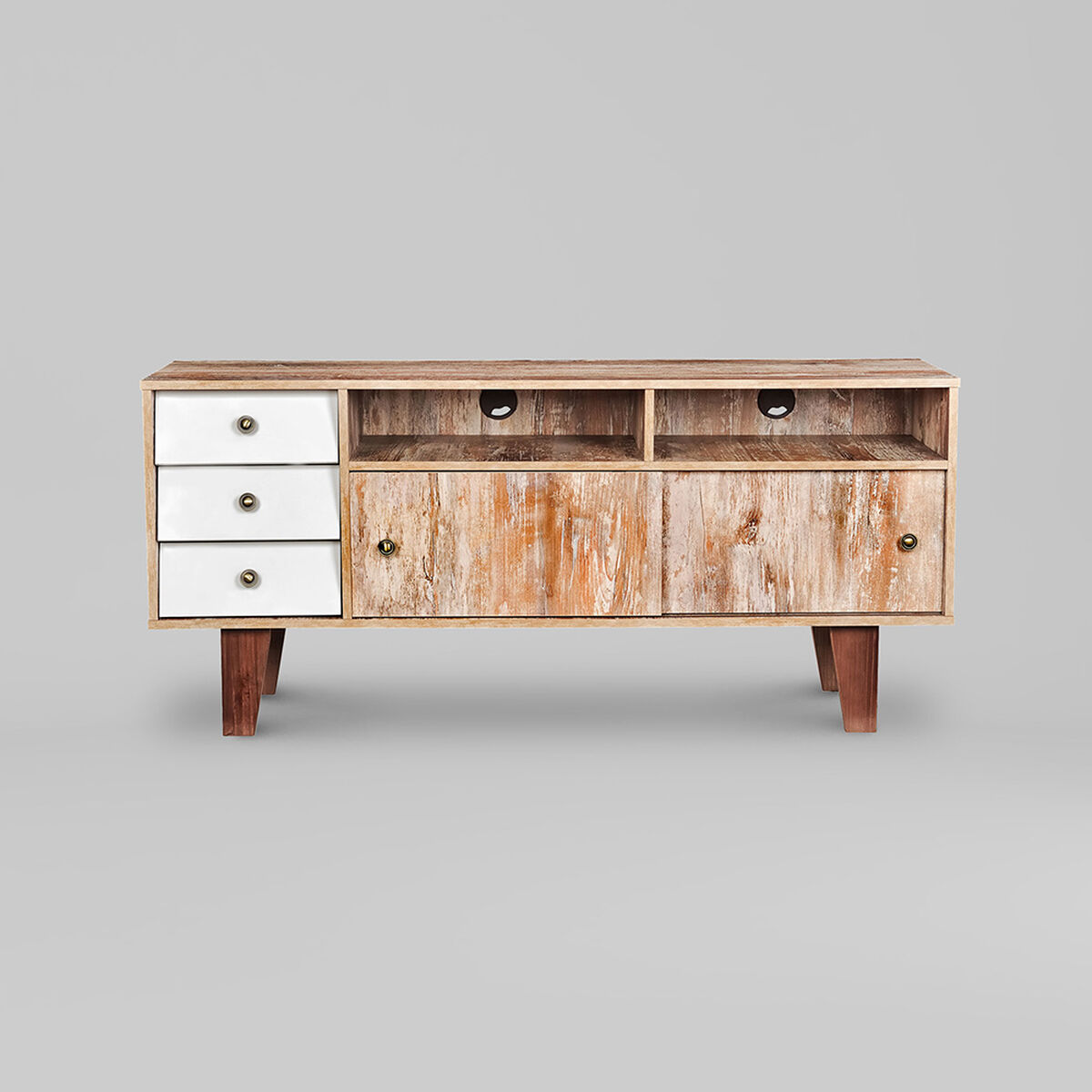 Rack CIC Alto Vintage 2 puertas 3 Cajones