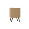 Velador Yardas CB201OAOA Nogal 1 Cajón