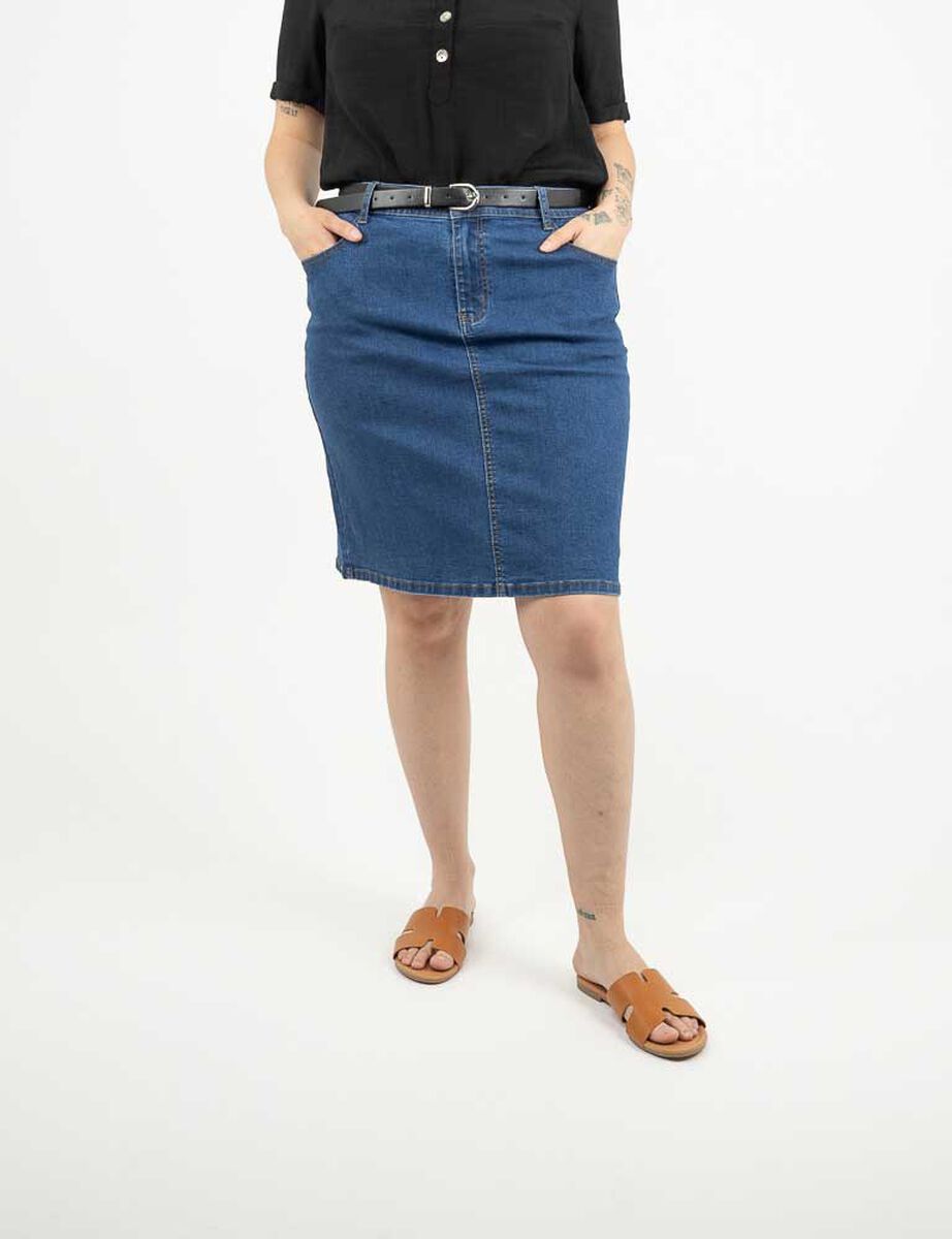 Falda Midi Mujer Extralindas