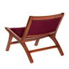 Sitial Latam Home Hannover Tela Velvet 1 Cuerpo Burdeo