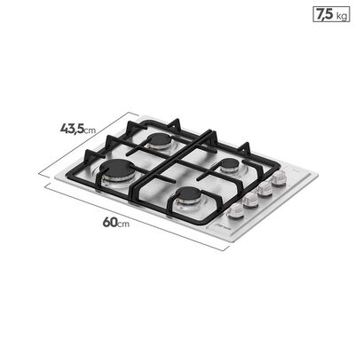 Imagen 2 del producto Encimera A Gas Fensa FCE 4HF T