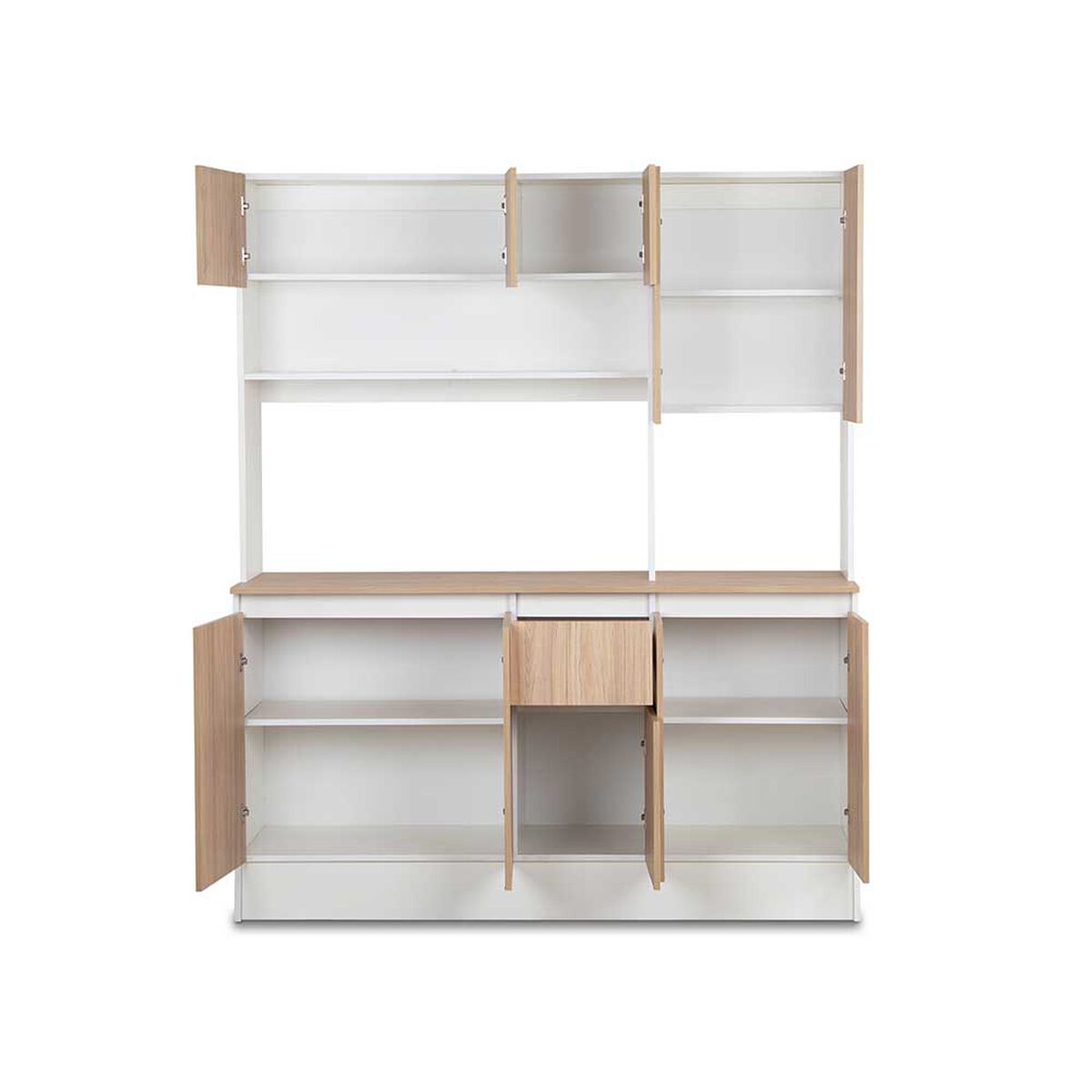 Mueble de Cocina CIC Catania 1 Cajón 9 Puertas Blanco Alpino