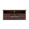 Rack TV Muebles Hema Berlin Hasta 70" Chocolate Vidrio