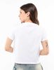 Polera Con Estampado Manga Corta Mujer Icono