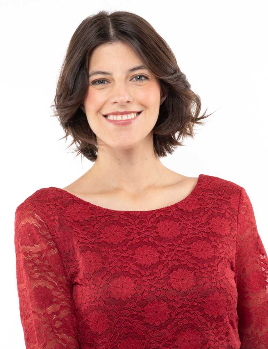 Vestido Corto Manga Larga Mujer Zibel