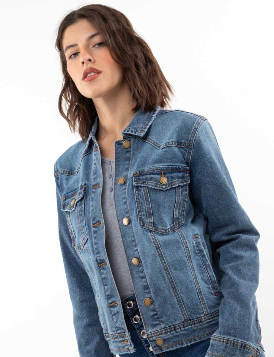 Chaqueta Denim Mujer Zibel
