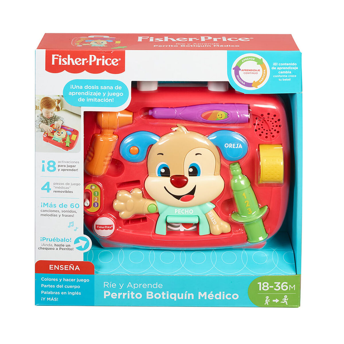 Fisher Price Ríe y Aprende Perrito Botiquín Médico