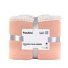 Frazada Polar Sherpa Mashini 2 Plazas Liso Coral