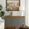 Buffet Amuv Sara 3 Puertas Gris