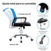 Silla de Escritorio Arthome Santiago Negra Azul