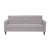 Fut&oacute;n Latam Home Genova Lino 3 Cuerpos Gris Claro