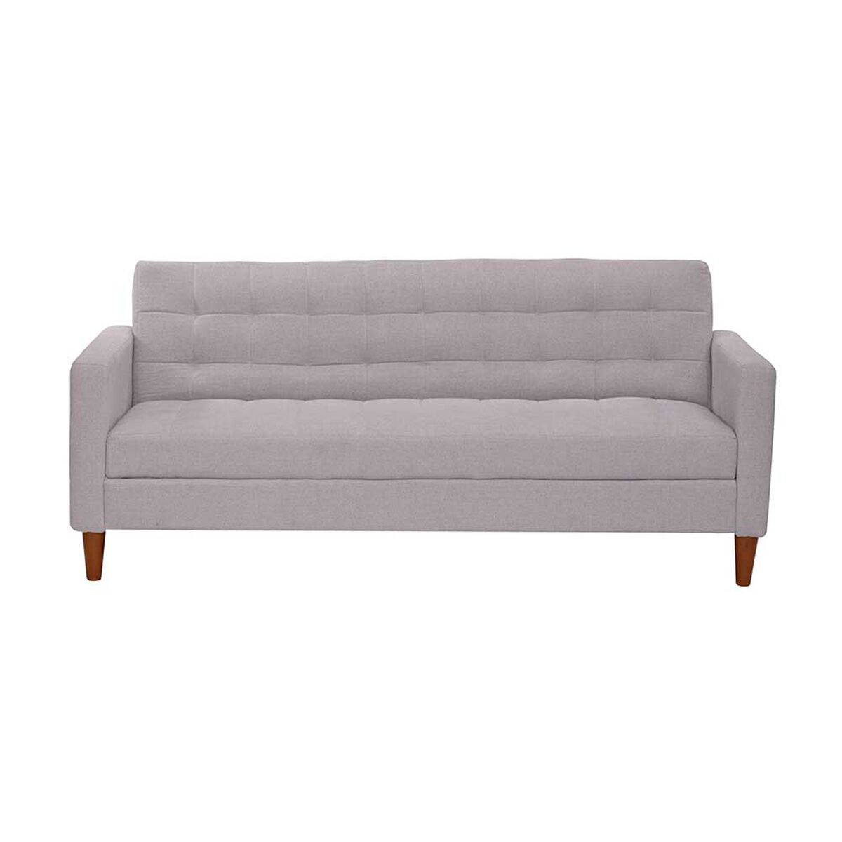 Fut&oacute;n Latam Home Genova Lino 3 Cuerpos Gris Claro