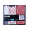 Set Cortina de Baño 4 Piezas Caja Mashini Alamo