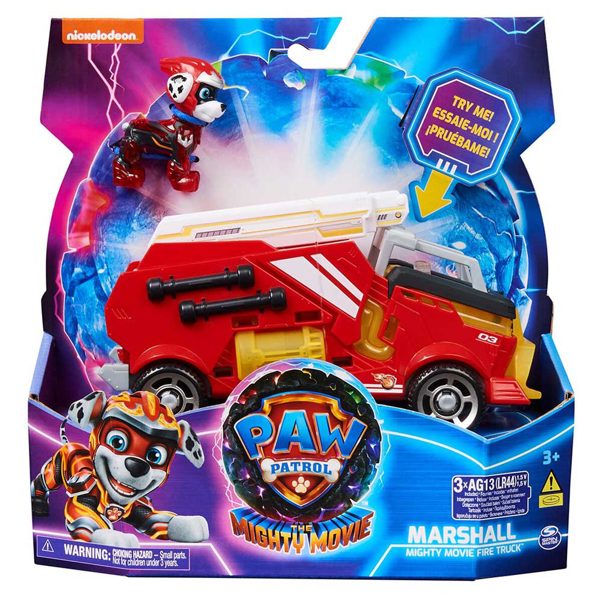 Figura Paw Patrol Mighty Veh Marshall Película