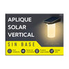 2 Unidades Aplique Solar Vertical Sin Base Contra Pro Outdoor