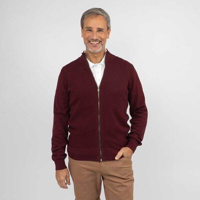 Sweater Hombre Portman Club Burdeo, Musgo, Negro