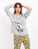 Pijama de Algodón Manga Larga Mujer Bugs Bunny Looney tunes