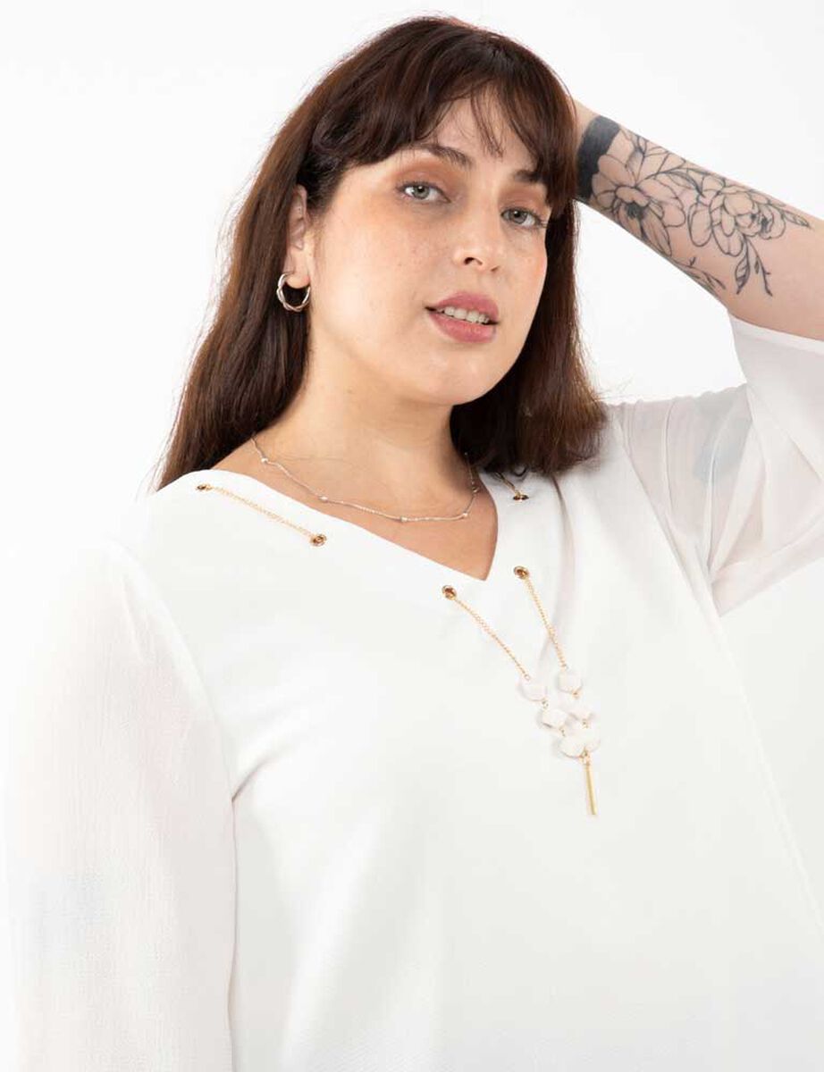 Blusa Manga 3/4 Mujer Extralindas