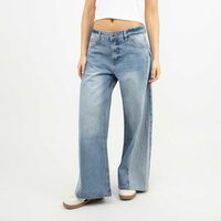 Jeans Mujer Icono Celeste
