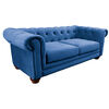 Sof&aacute; Latam Home Florencia 3 Cuerpos Azul Petr&oacute;leo