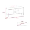 Rack TuHome White Collection Hasta 52"