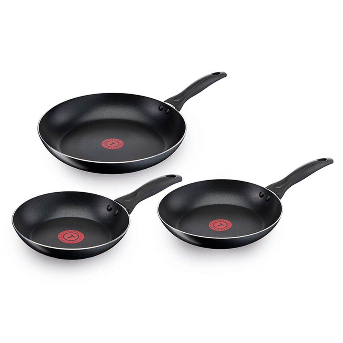 Set de Sartenes Aluminio Tefal 3 Piezas 20/24/26