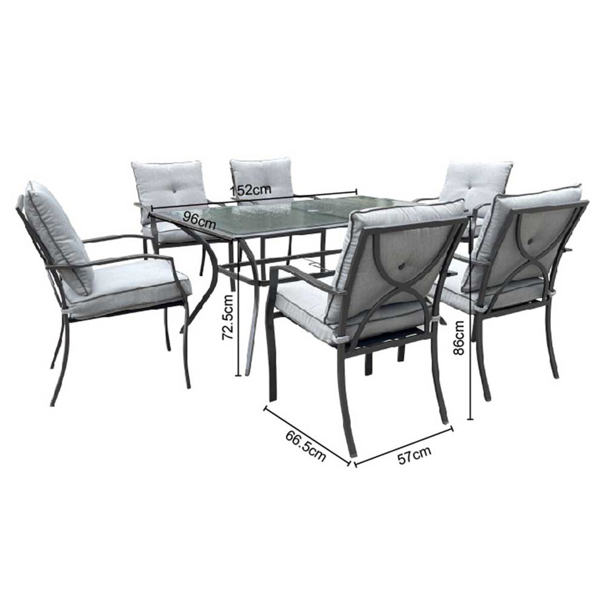 Juego de Comedor para Terraza Casanova Dover