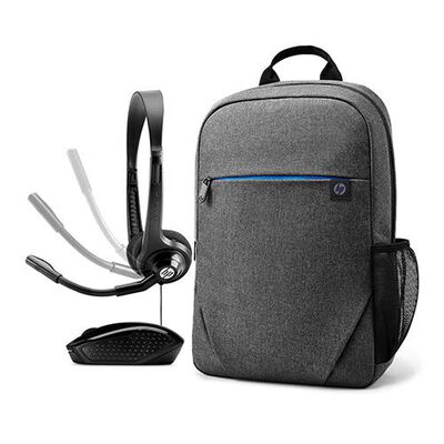 Imagen 2 del producto Kit HP Mochila Notebook + Audífonos + Mouse