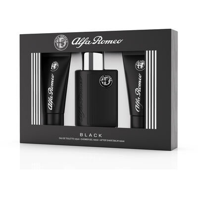 Imagen 2 del producto Set Perfume Hombre Alfa Romeo BLack Eau de Toilette Eau de Toilette 125 ml+Shower Gel 100 ml+After Shave Balm 100 ml