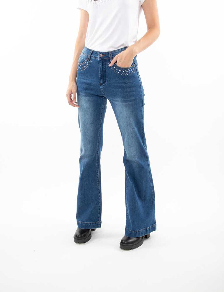 Jeans Flare Mujer Fiorucci