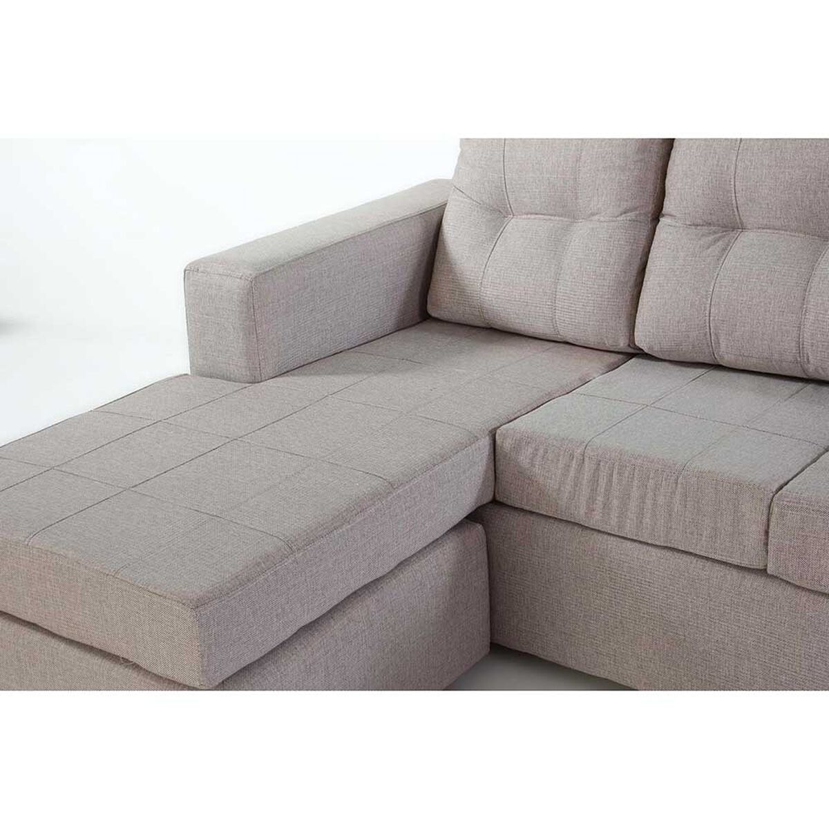 Sofá Modular Kea Rodas 3 Cuerpos Beige