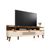 Rack TV Vekkahome Arcade Hasta 70" Beige