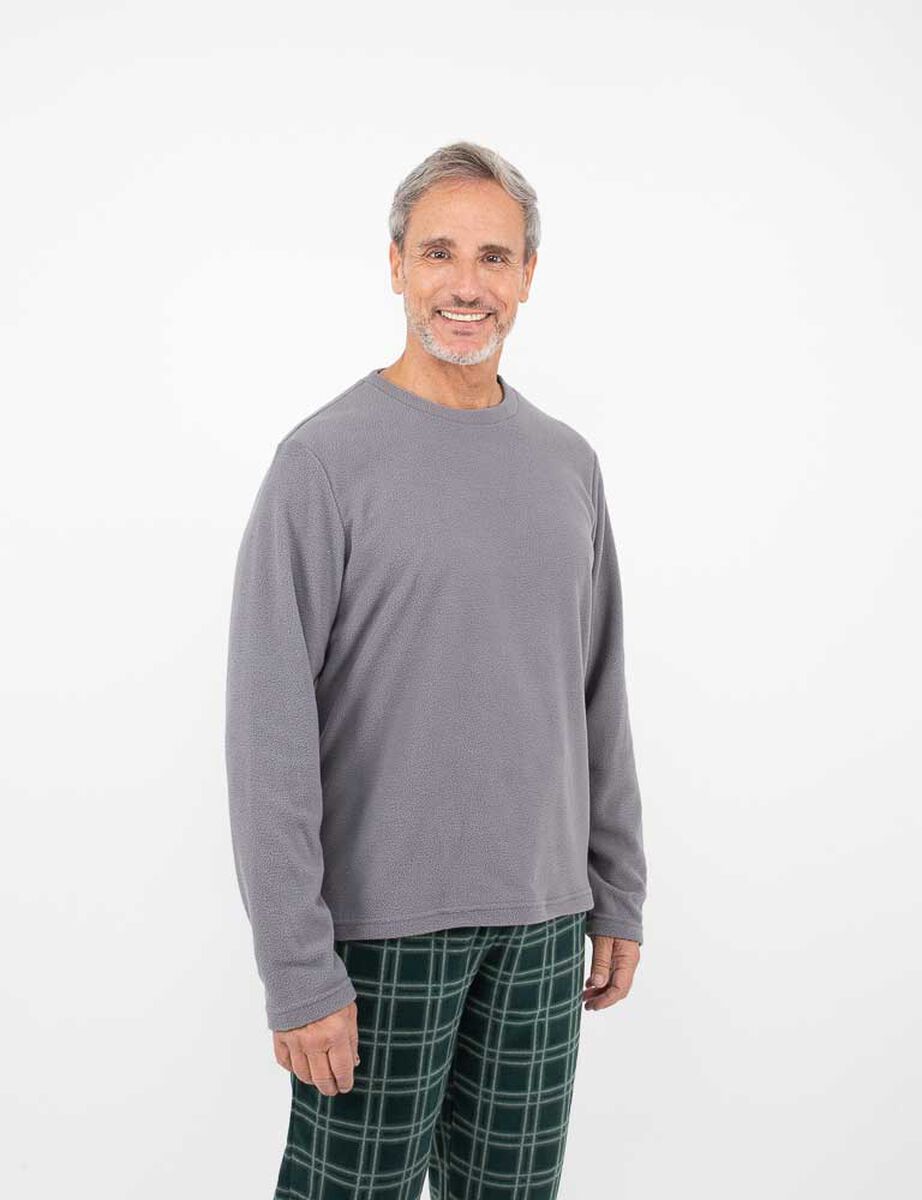Pijama Larga Polar Manga Larga Hombre Portman Club