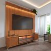 Rack + Panel TV Decocasa Neon Float hasta 85" Canela