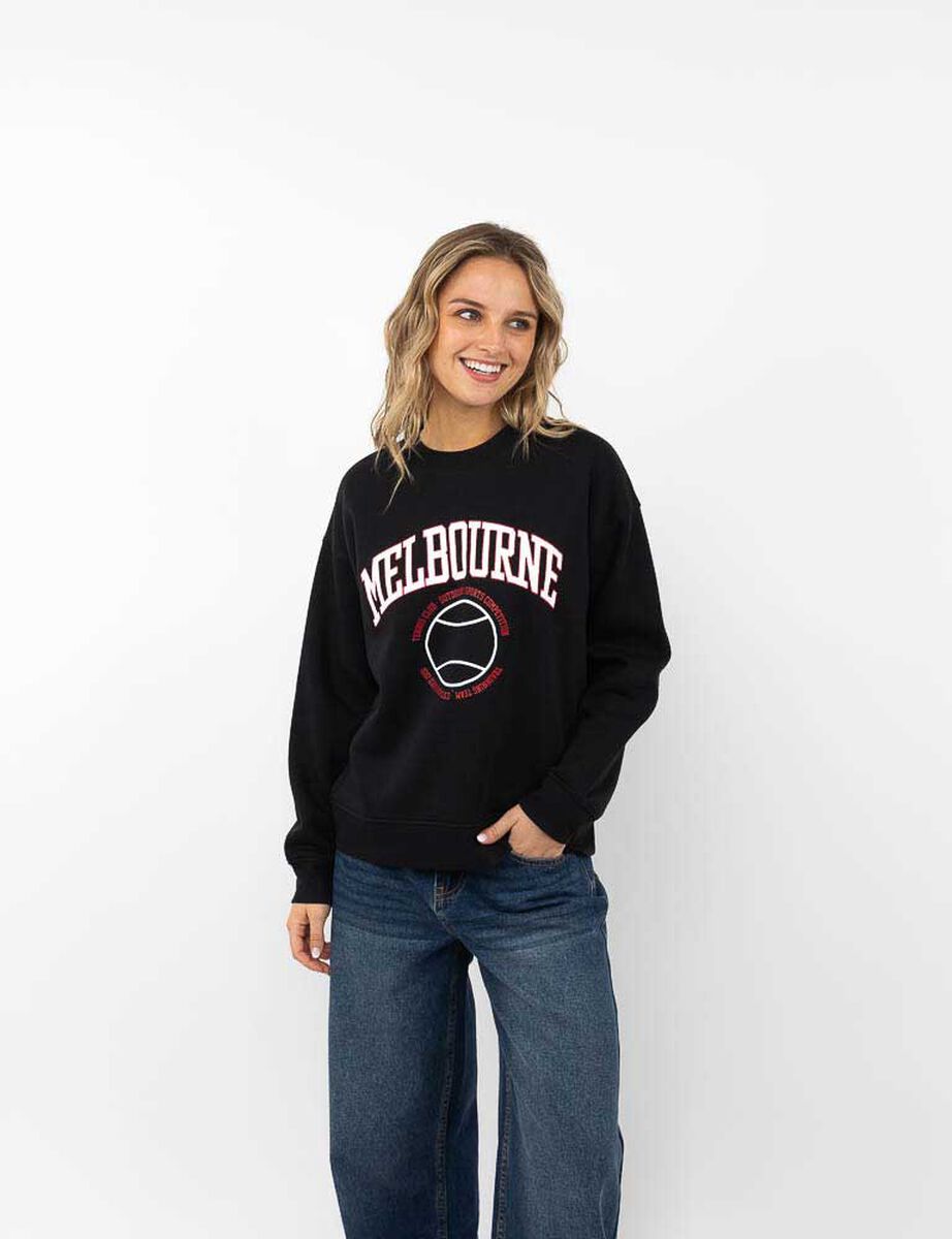 Poler&oacute;n Con Estampado Mujer Icono