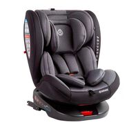 Silla de Auto Bebe Convertible Saturn 360 Isofix Gris Oscuro Bebesit