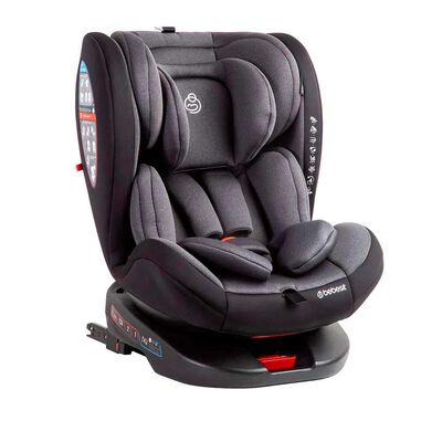 Imagen 1 del producto Silla de Auto Bebe Convertible Saturn 360 Isofix Gris Oscuro Bebesit