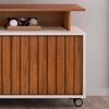 Rack TV Vekkahome Olimpic Hasta 70" Café Beige